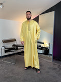 N°1 - QAMIS EMIRATI JAUNE CIRÉE PRESTIGE HOMME DUBAÏ