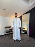 N°1 - QAMIS EMIRATI BLANC CIRÉE PRESTIGE HOMME DUBAÏ