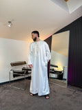 N°1 - QAMIS EMIRATI BLANC CIRÉE PRESTIGE HOMME DUBAÏ